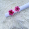 Serviettenringe "FLOWER" 2er-Set (rosa/pink)