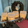Brottüten-Windlichter "ADVENT"  Nur auf Anfrage!!!