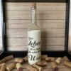 Glasflasche mit Spruch: "DAS LEBEN IST ZU KURZ FÜR SCHLECHTEN WEIN" mit 5er LED-Beleuchtung – Bild 2