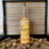 Glasflasche mit Spruch: "DAS LEBEN IST ZU KURZ FÜR SCHLECHTEN WEIN" mit 5er LED-Beleuchtung – Bild 3