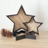 Tablett-Set "STERN" 3tlg. Farbe: schwarz
