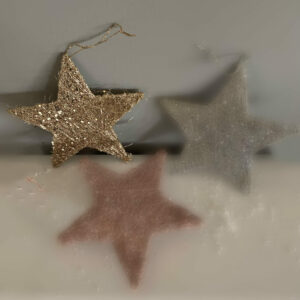 Glitzerstern "GOLD STAR"