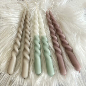 Handgedrehte Stabkerzen (versch. Farben)