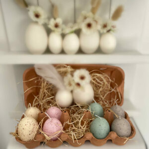 Ei-Kerze "PÜNKTCHEN" (versch. Farben)