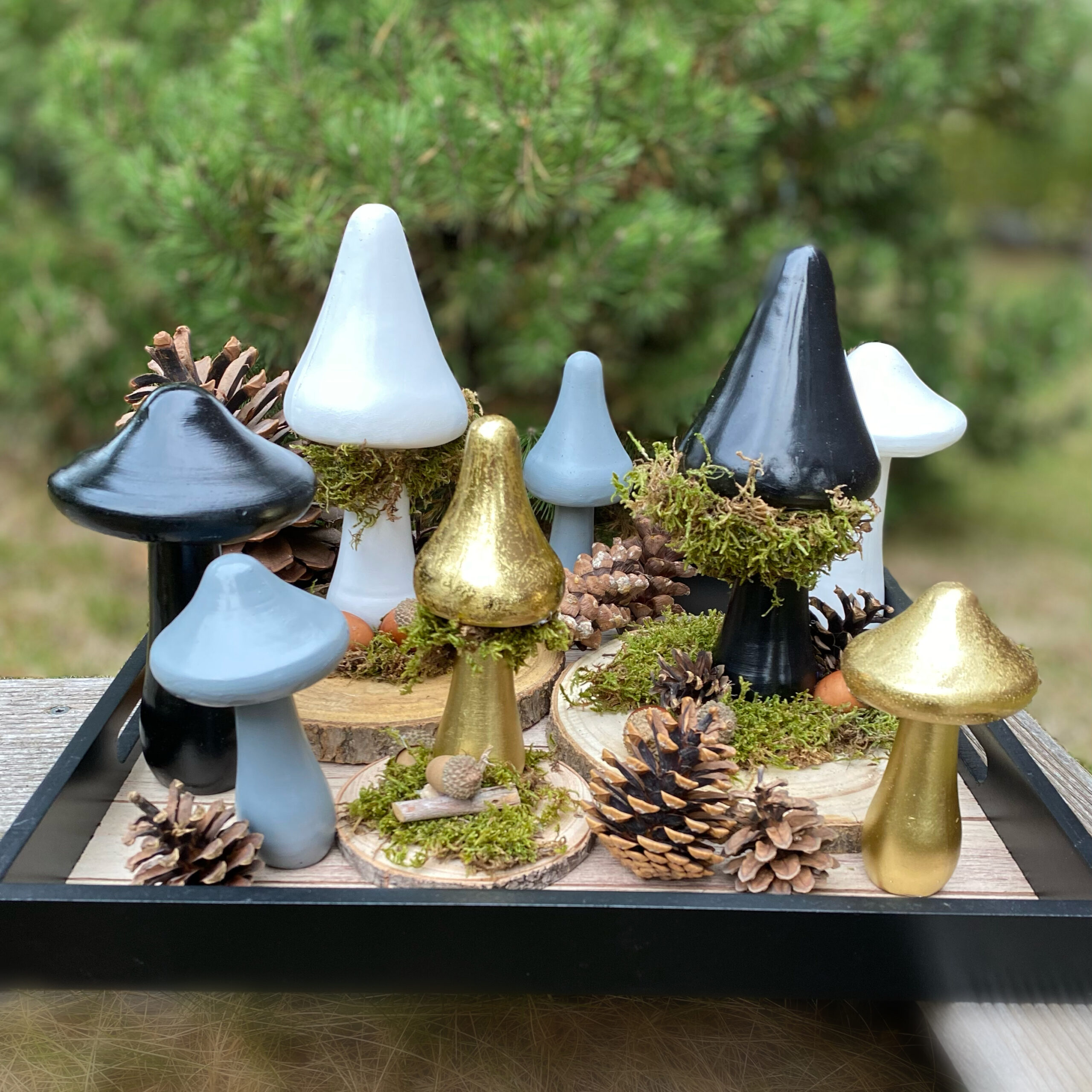 Poly.Pilz "Dobri" (Schirm) Farbe: gold – Bild 2