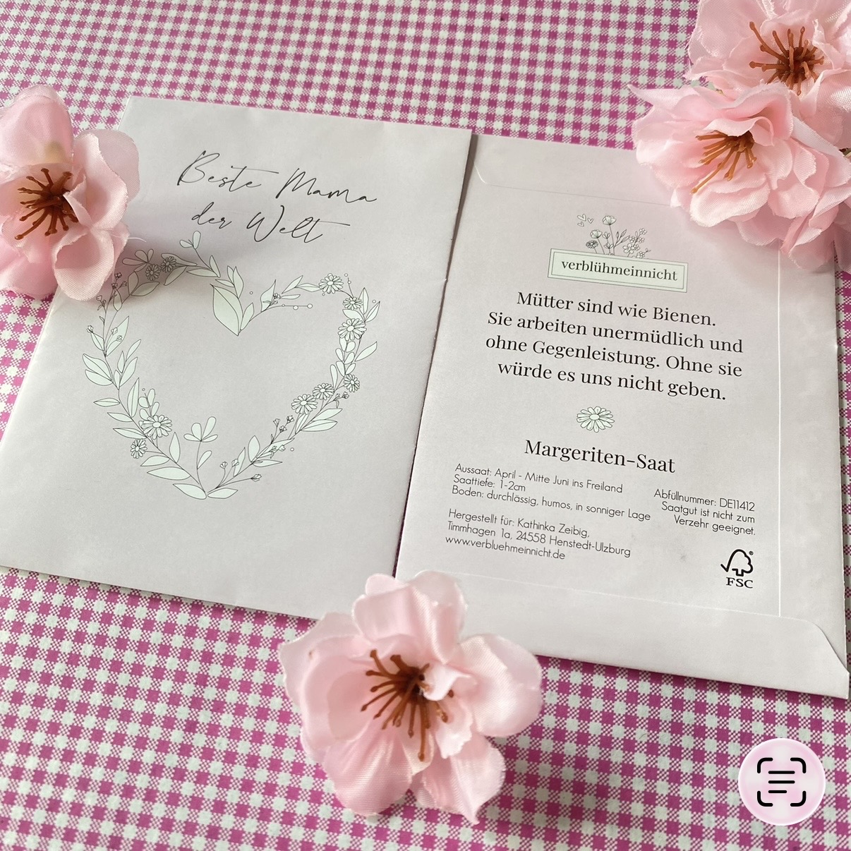 MUTTERTAGS-GESCHENK-SET "MAMA" – Bild 4